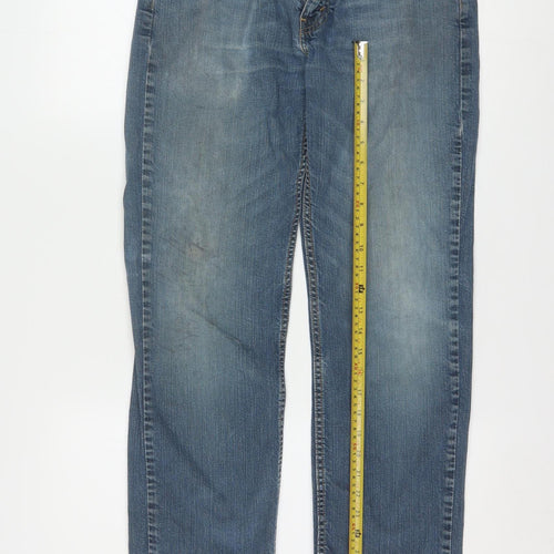 Levi's 514 Men's Blue Straight Denim Jeans W38 L32 Classic Fit