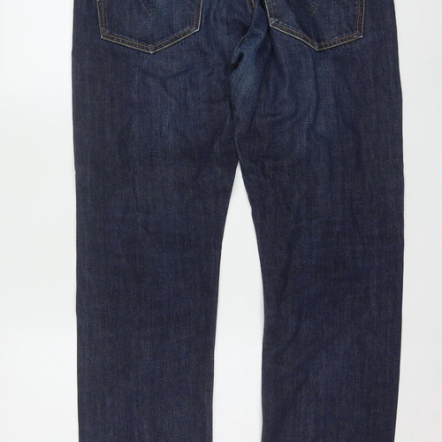 Levi's Men's Blue Skinny Jeans 35W x 34L Dark Denim