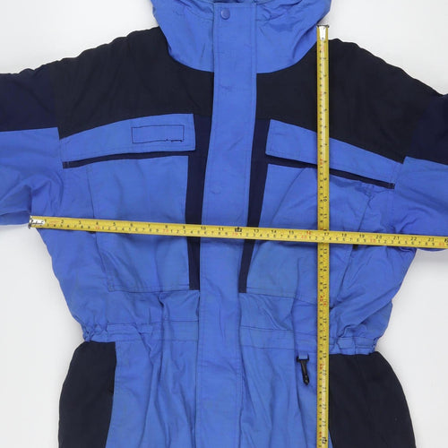 Columbia Womens Blue Ski Jacket XL Hooded Lined Winter Coat