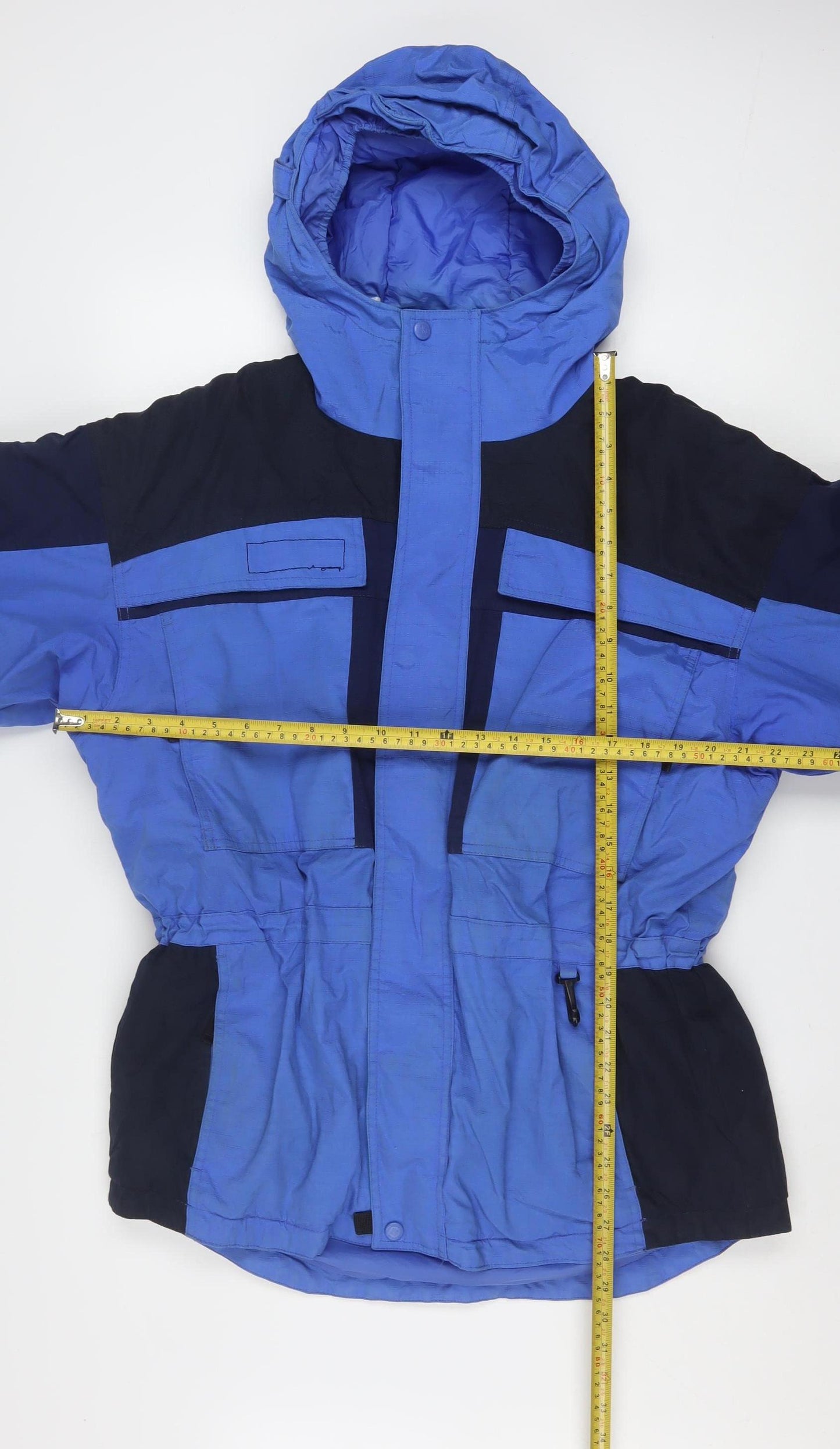 Columbia Womens Blue Ski Jacket XL Hooded Lined Winter Coat