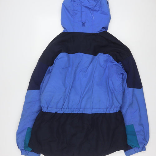 Columbia Womens Blue Ski Jacket XL Hooded Lined Winter Coat