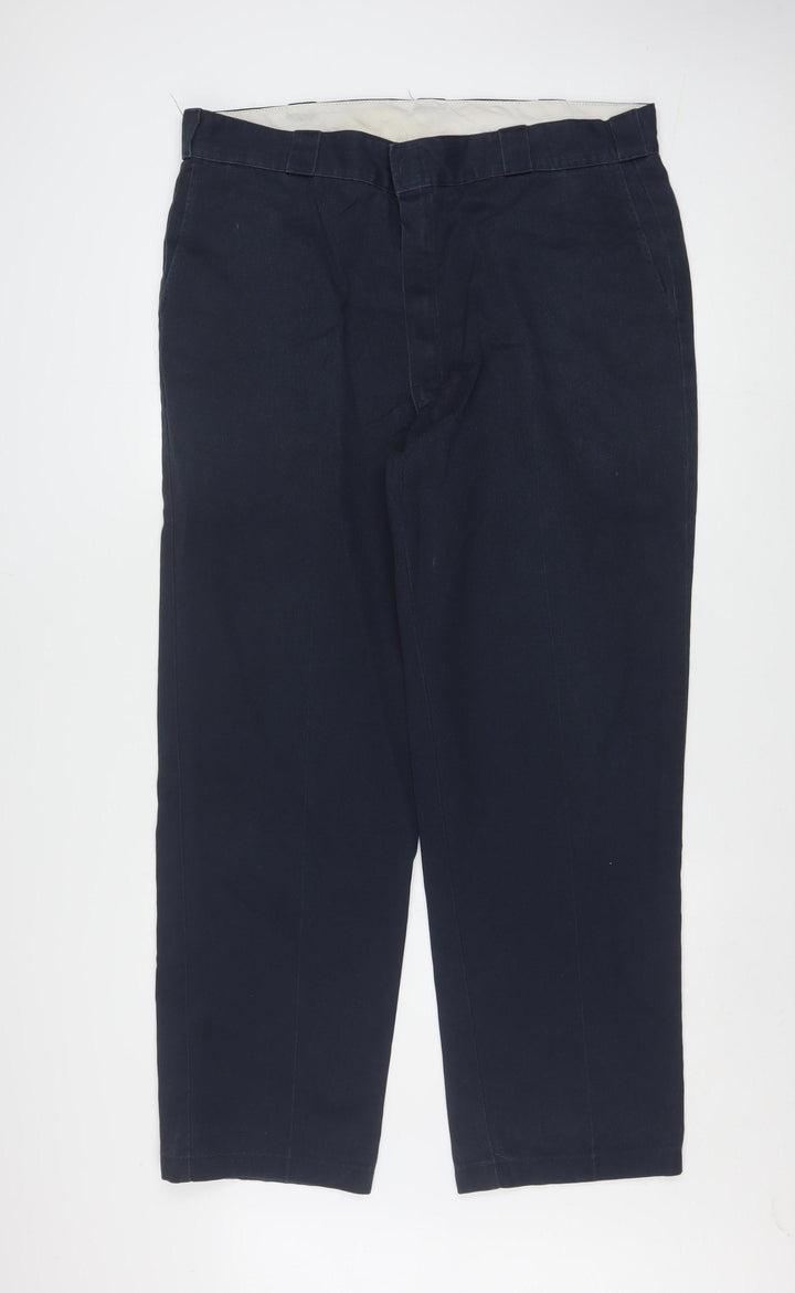 Dickies Men's Blue 40x32 Chino Workwear Trousers