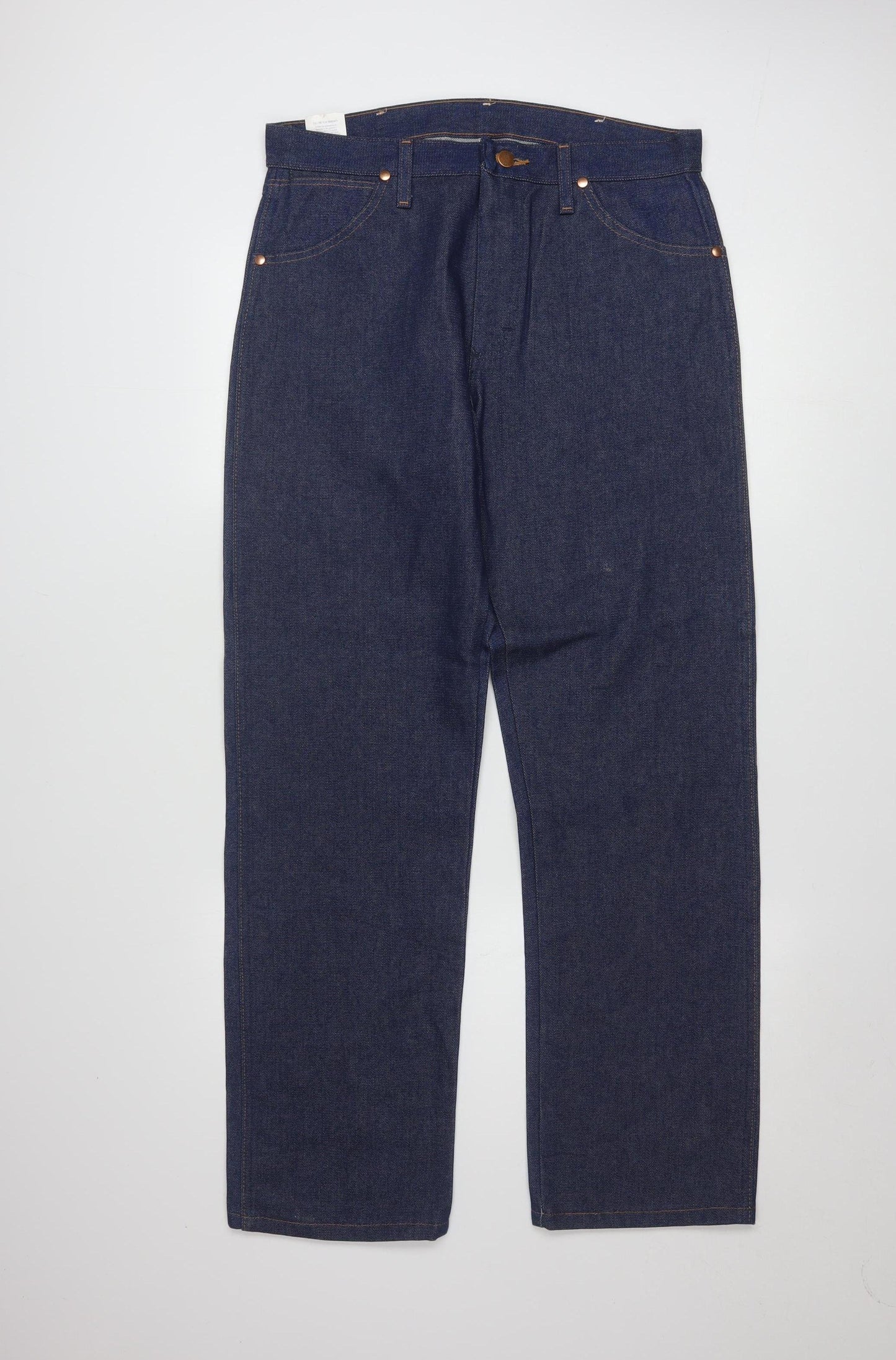 Wrangler Men's Blue 32x30 Straight Regular Fit Denim Jeans