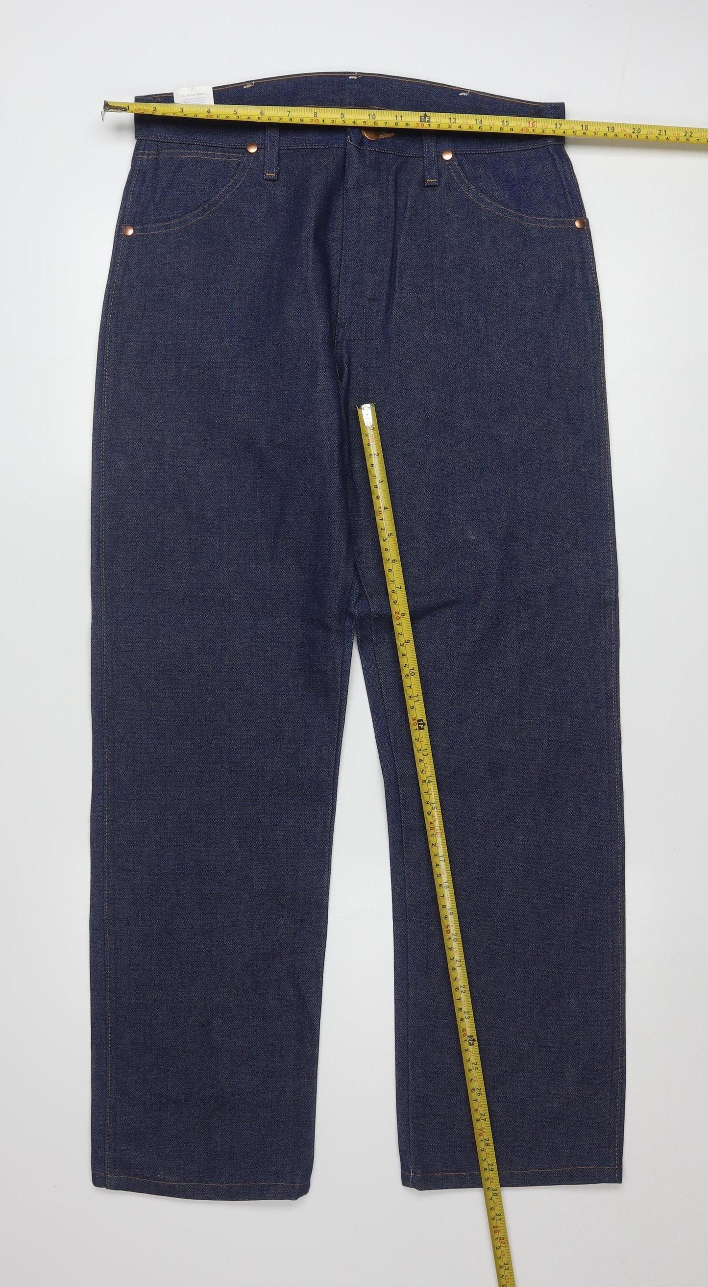 Wrangler Men's Blue 32x30 Straight Regular Fit Denim Jeans
