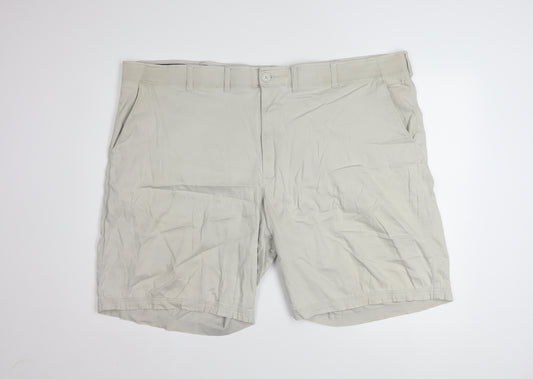 Lee Men's Beige Chino Shorts 36 Regular Fit Stretch Casual Summer