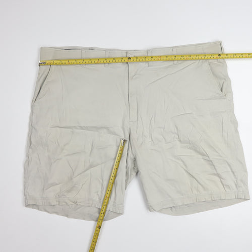 Lee Men's Beige Chino Shorts 36 Regular Fit Stretch Casual Summer