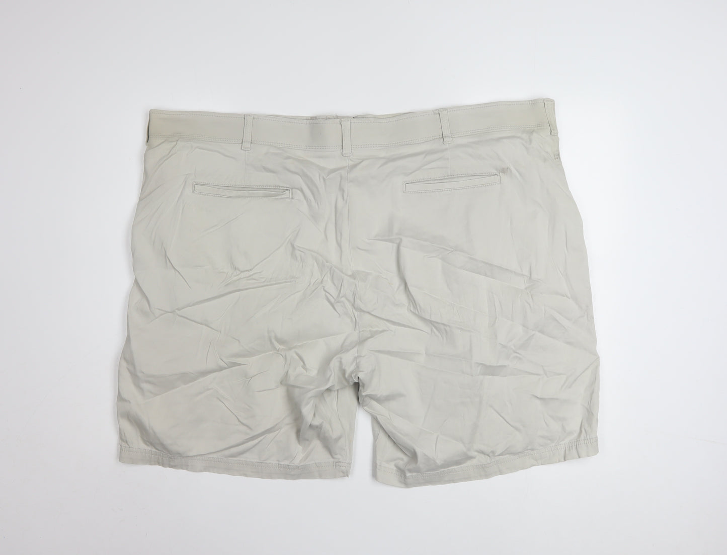 Lee Men's Beige Chino Shorts 36 Regular Fit Stretch Casual Summer