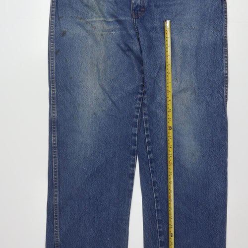 Dickies Men’s Blue Regular Fit Straight Denim Jeans 38x34