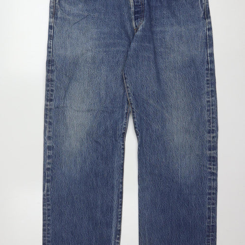 Levi's Men's Blue 36x30 Straight Fit Denim Jeans