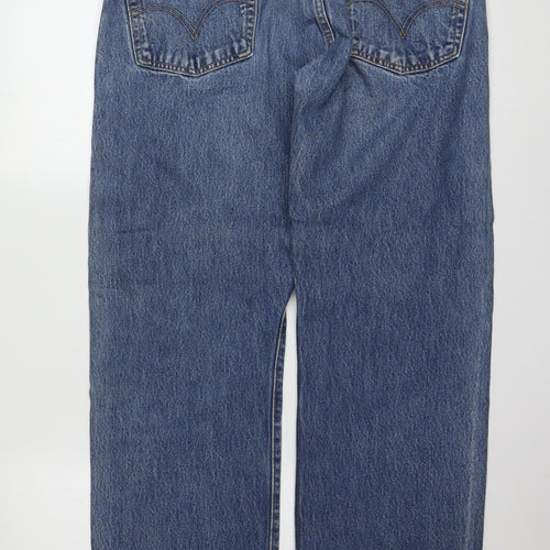 Levi's Men's Blue 36x30 Straight Fit Denim Jeans