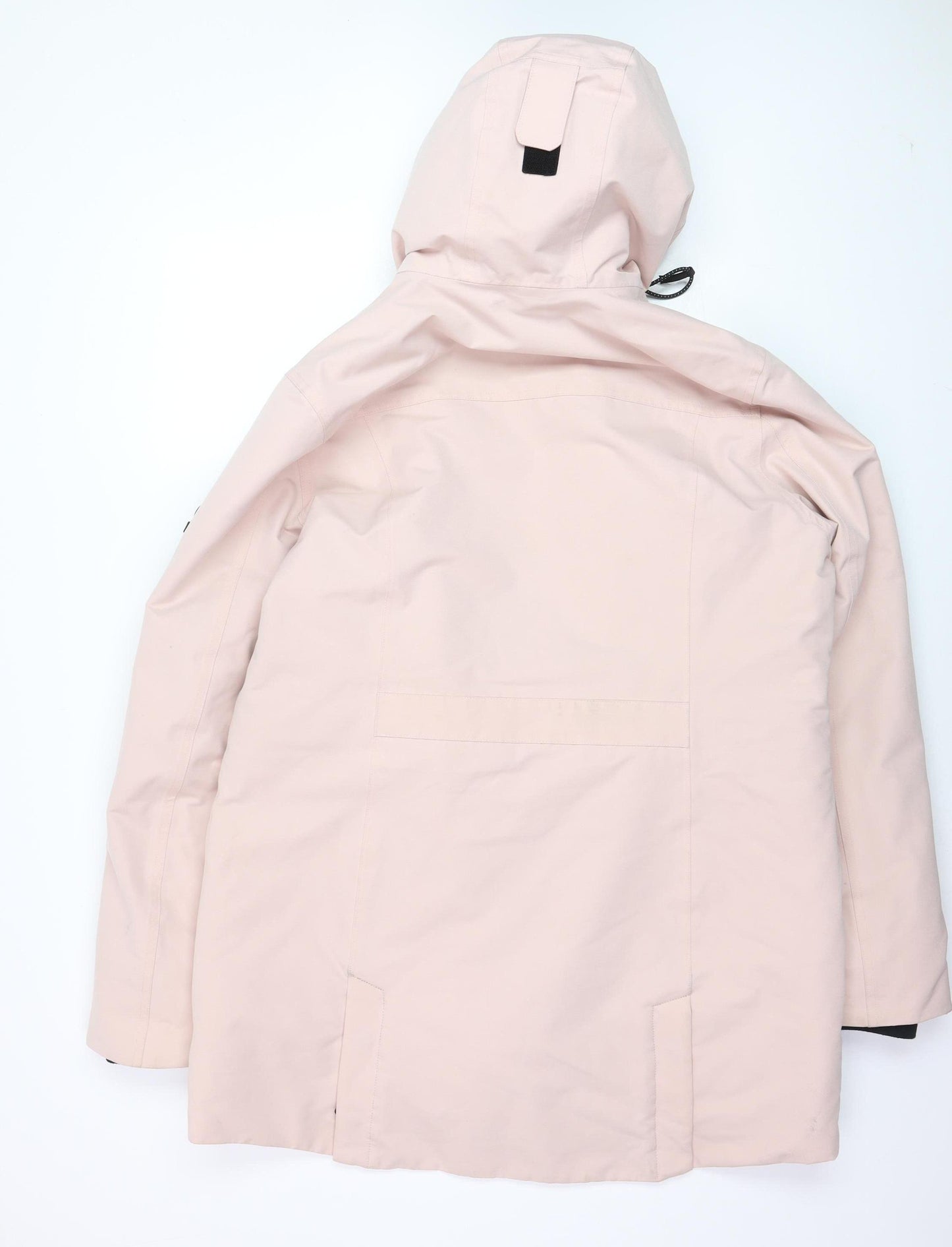 TOG24 Womens Beige Hooded Waterproof Parka Coat Size 16