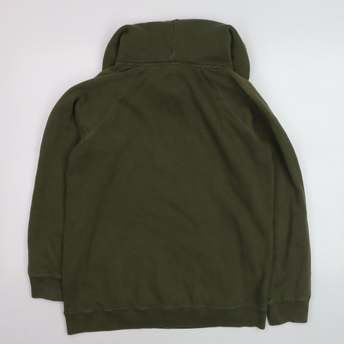 Jack Wills Unisex Adults Green Pullover Hoodie Size UK 12 Classic Fit