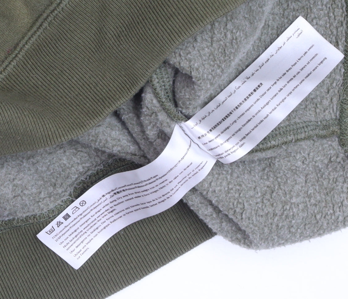 Jack Wills Unisex Adults Green Pullover Hoodie Size UK 12 Classic Fit