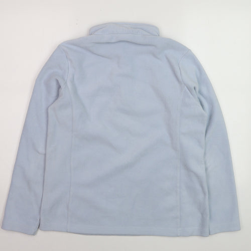 TOG24 Women Blue Fleece 1/2 Zip Pullover Sweatshirt Size 12