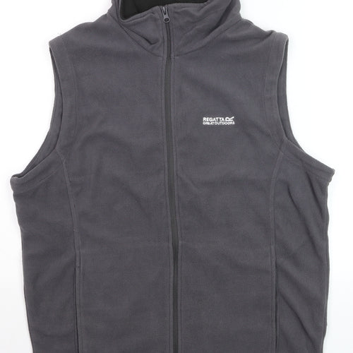 Regatta Men's Grey Fleece Bodywarmer Waistcoat M Outdoor Zip Vest