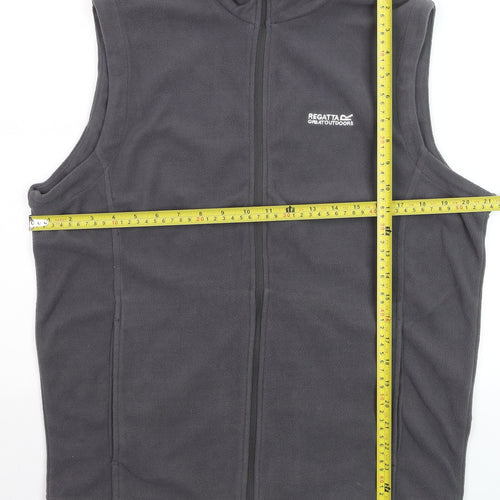 Regatta Men's Grey Fleece Bodywarmer Waistcoat M Outdoor Zip Vest