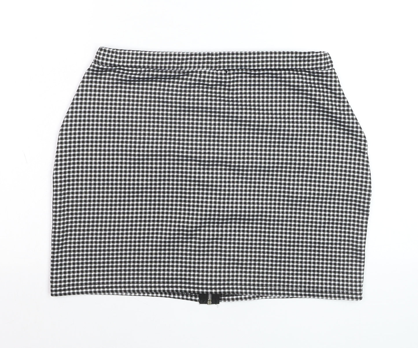 PrettyLittleThing Women’s Black Check Stretch Pencil Skirt Size 16