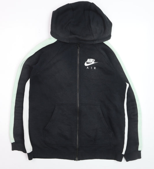 Nike Men’s Black Full Zip Hoodie M Sports Fleece