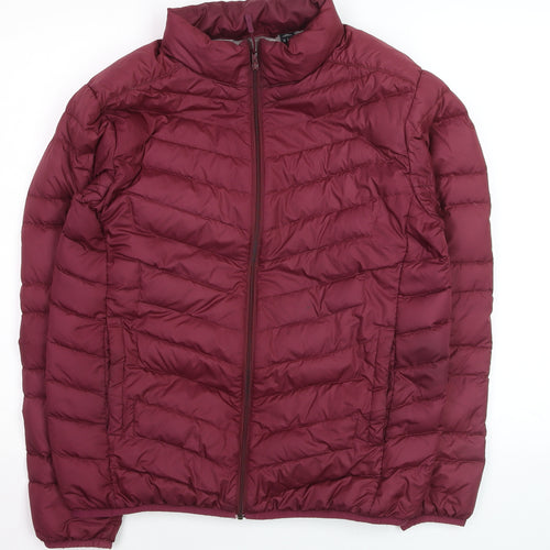 Lapasa Women's Red Puffer Jacket Size L Down Insulated Lightweight Winter Coat