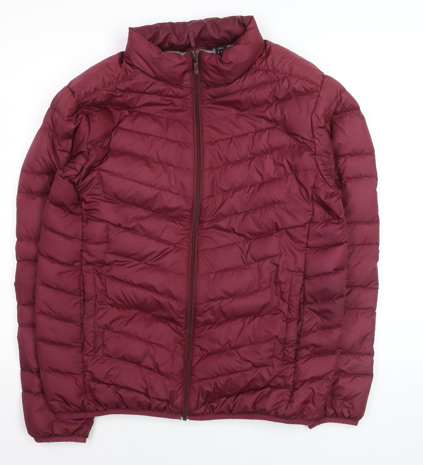 Lapasa Women's Red Puffer Jacket Size L Down Insulated Lightweight Winter Coat