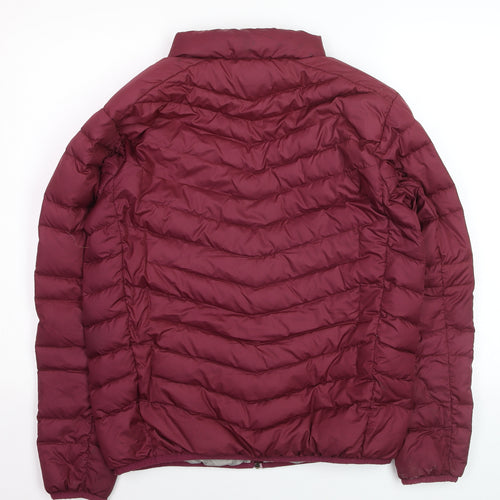 Lapasa Women's Red Puffer Jacket Size L Down Insulated Lightweight Winter Coat