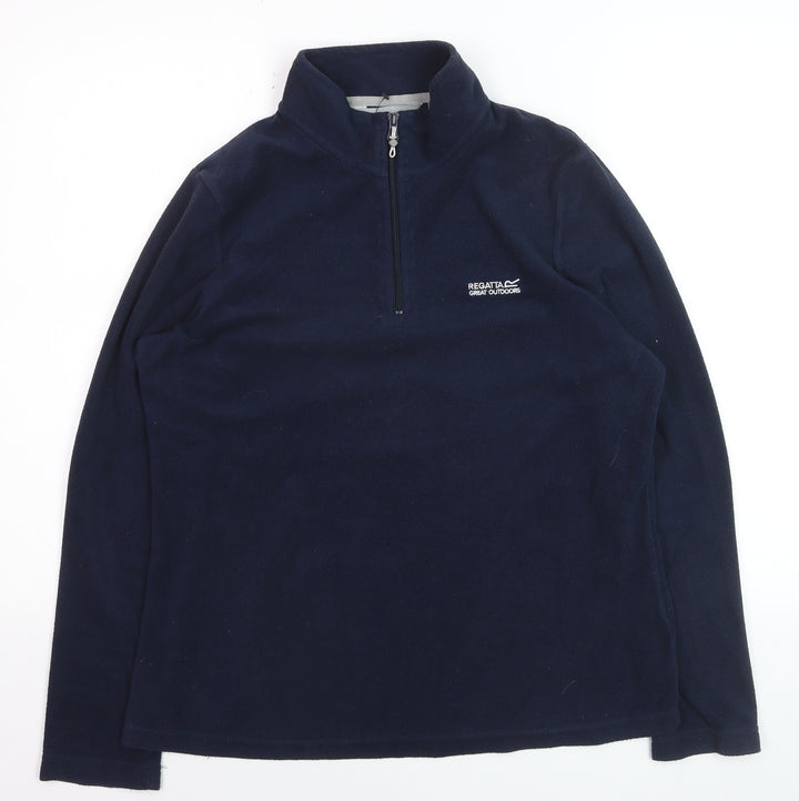 Regatta Men's Blue XL Fleece 1/4 Zip Pullover Sweatshirt Outdoor