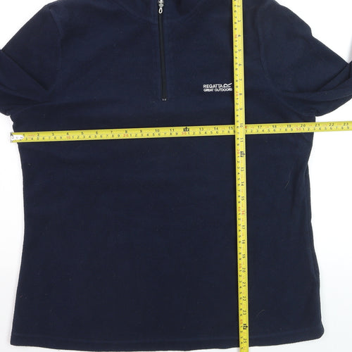 Regatta Men's Blue XL Fleece 1/4 Zip Pullover Sweatshirt Outdoor