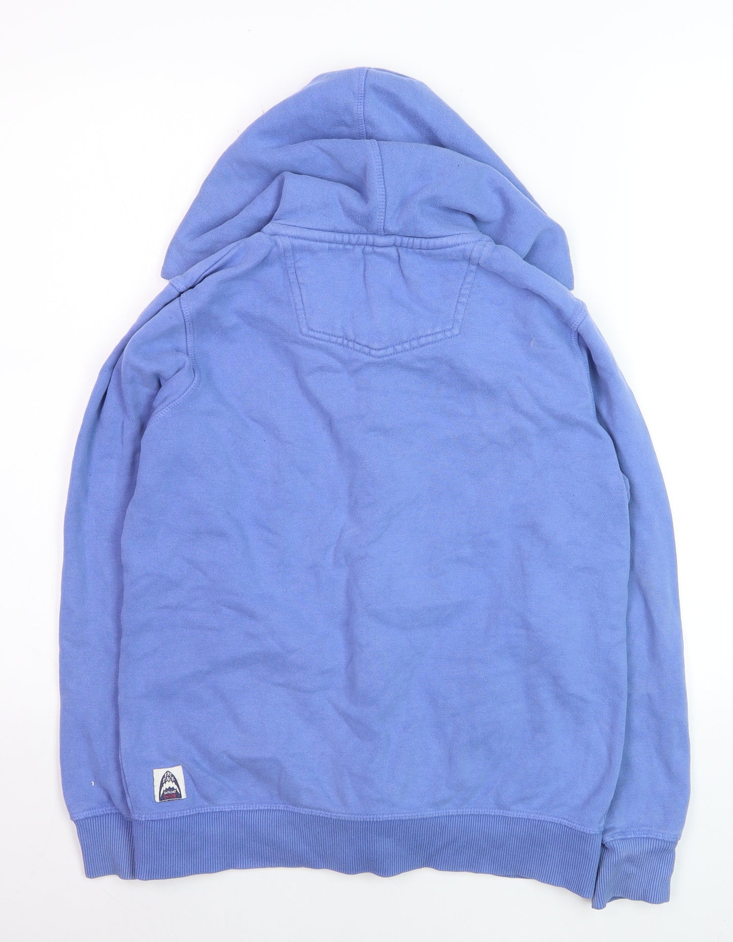 FatFace Boys Blue Full Zip Hoodie Size 12-13 Years Cotton Blend