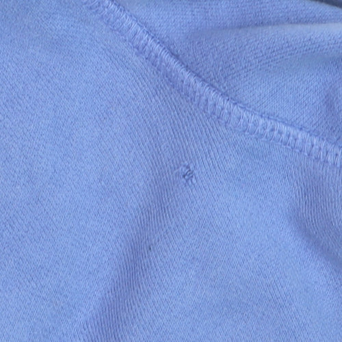 FatFace Boys Blue Full Zip Hoodie Size 12-13 Years Cotton Blend