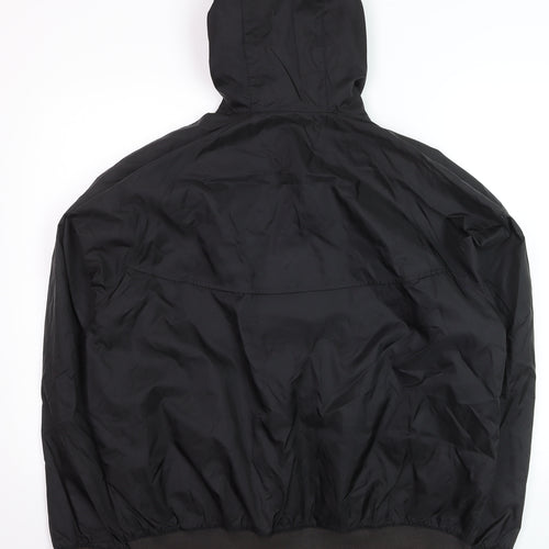 Nike Men's Black M Hooded Windbreaker Jacket