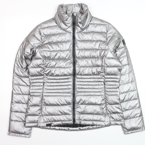 Regatta Womens Silver Puffer Jacket UK 16 Lightweight Insulated Coat