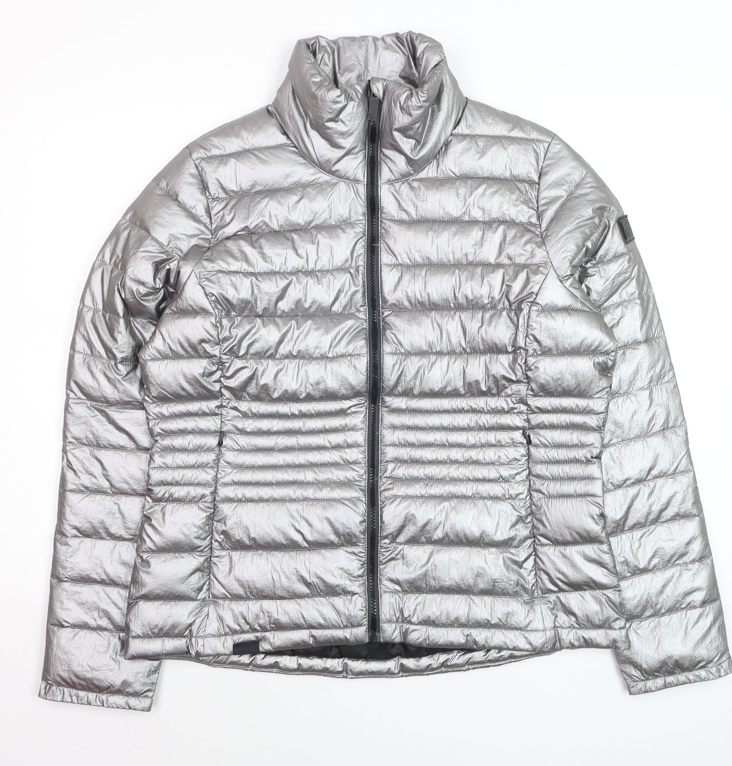 Regatta Womens Silver Puffer Jacket UK 16 Lightweight Insulated Coat