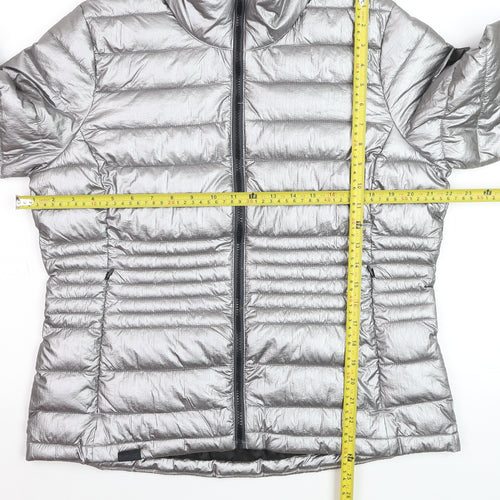 Regatta Womens Silver Puffer Jacket UK 16 Lightweight Insulated Coat