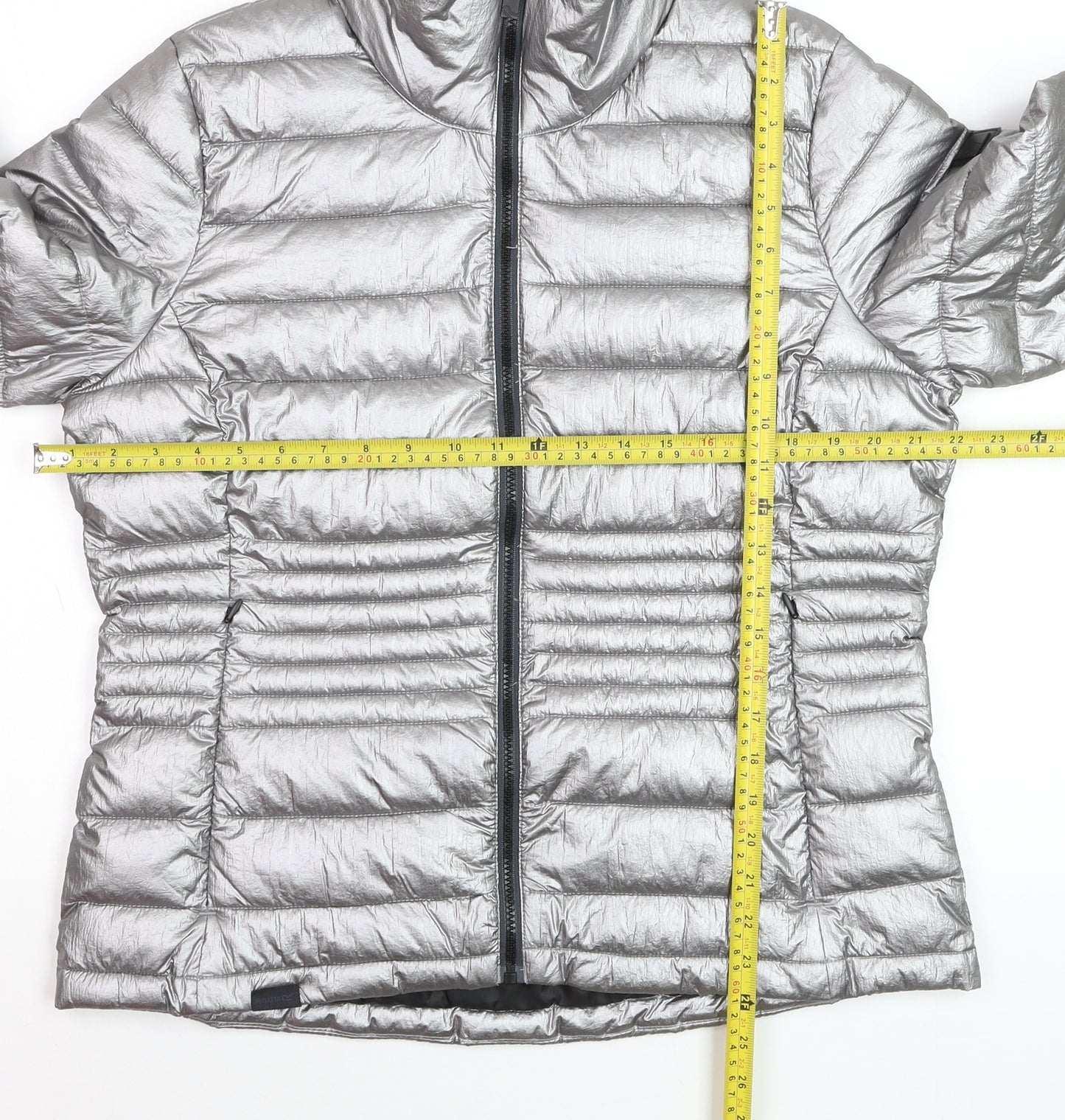 Regatta Womens Silver Puffer Jacket UK 16 Lightweight Insulated Coat