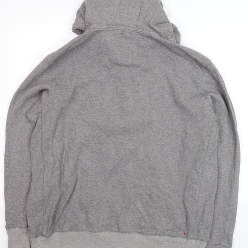Fat Face Men's Grey XL Pullover Hoodie Cotton Casual Sweatshirt