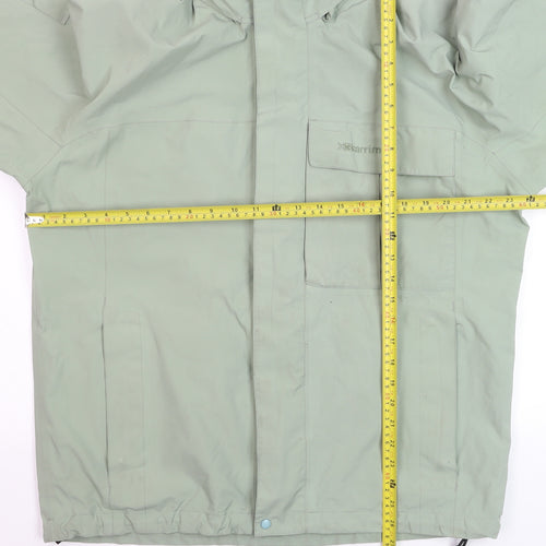 Karrimor Men's Green Voyager Waterproof Hiking Jacket Size M