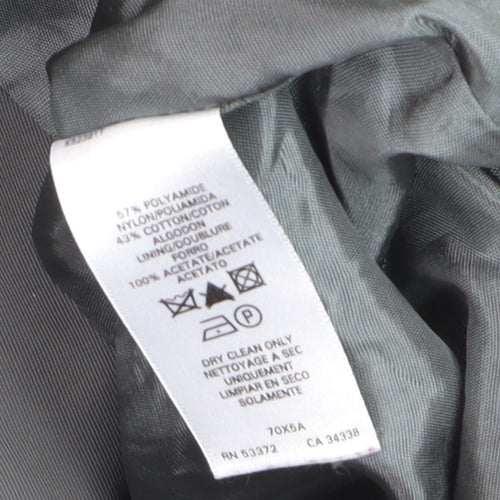French Connection Women’s Green Fur Trim Hooded Parka Coat Size 10