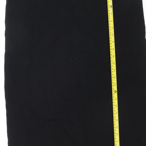 Gallery Women's Black Knit Midi Sweater Dress Size 12