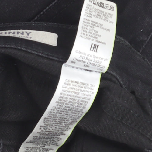 Marks and Spencer Women's Black Skinny Jeans Size 10