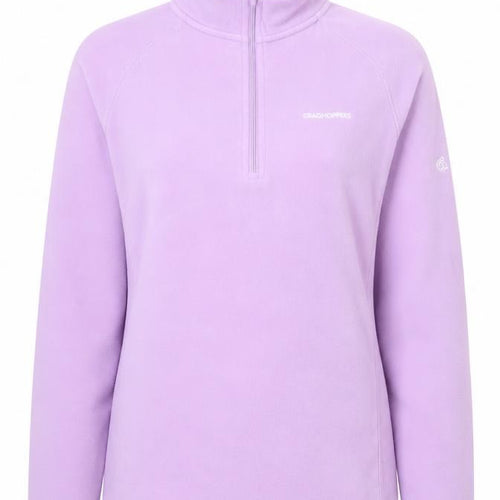 Craghoppers Women’s Purple Fleece Pullover Hoodie UK 16 Lightweight 1/2 Zip