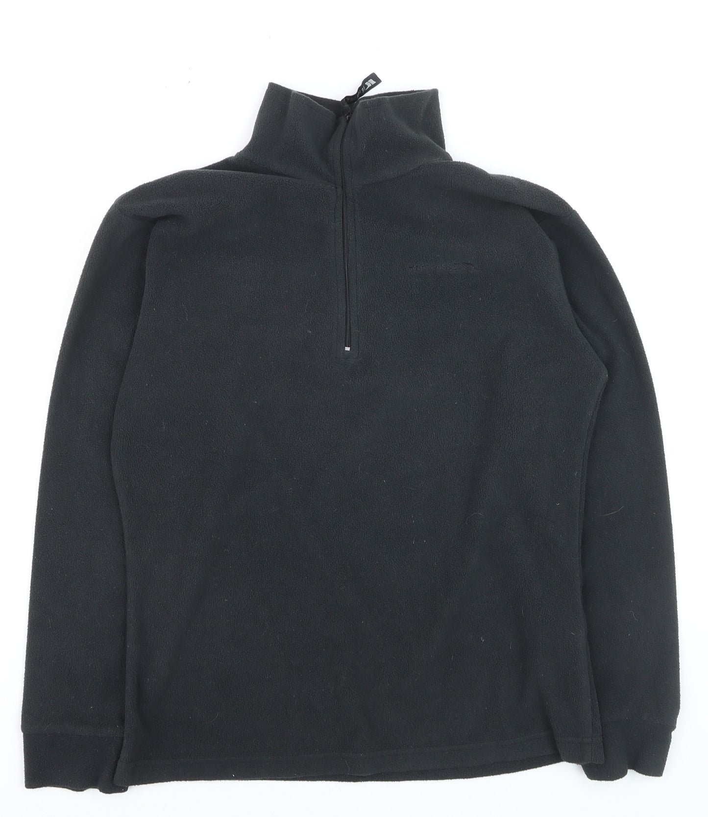 Trespass Men's Black Fleece Half Zip Pullover Sweatshirt M
