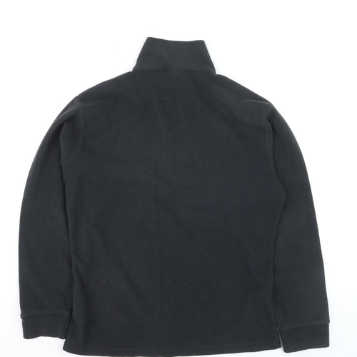 Trespass Men's Black Fleece Half Zip Pullover Sweatshirt M