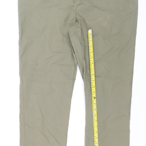 Punt Roma Women’s Green Straight Jeans Size 20 Regular Fit