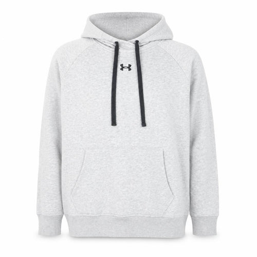 Under Armour Mens Grey Pullover Hoodie Size L Relaxed Fit Sportswear