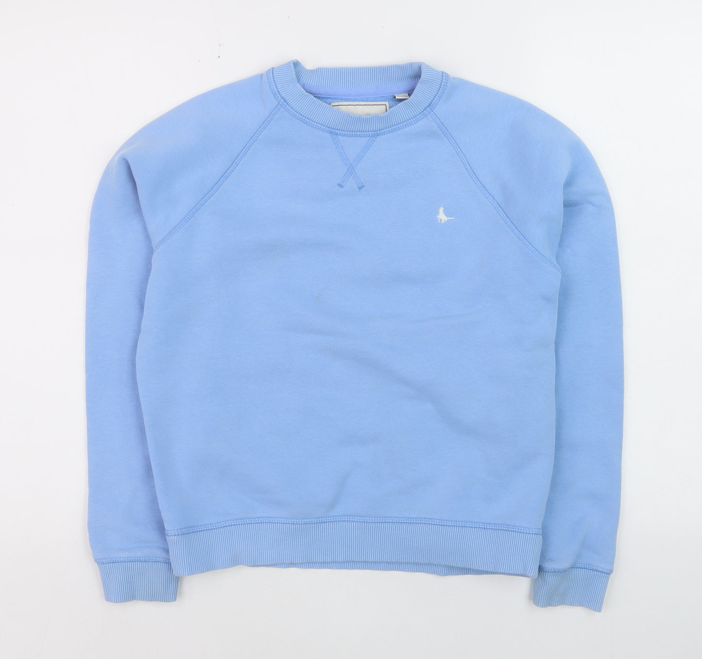 Jack Wills Boys Blue Cotton Pullover Jumper Size 4 Crew Neck Casual