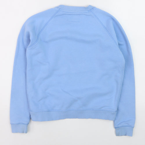 Jack Wills Boys Blue Cotton Pullover Jumper Size 4 Crew Neck Casual