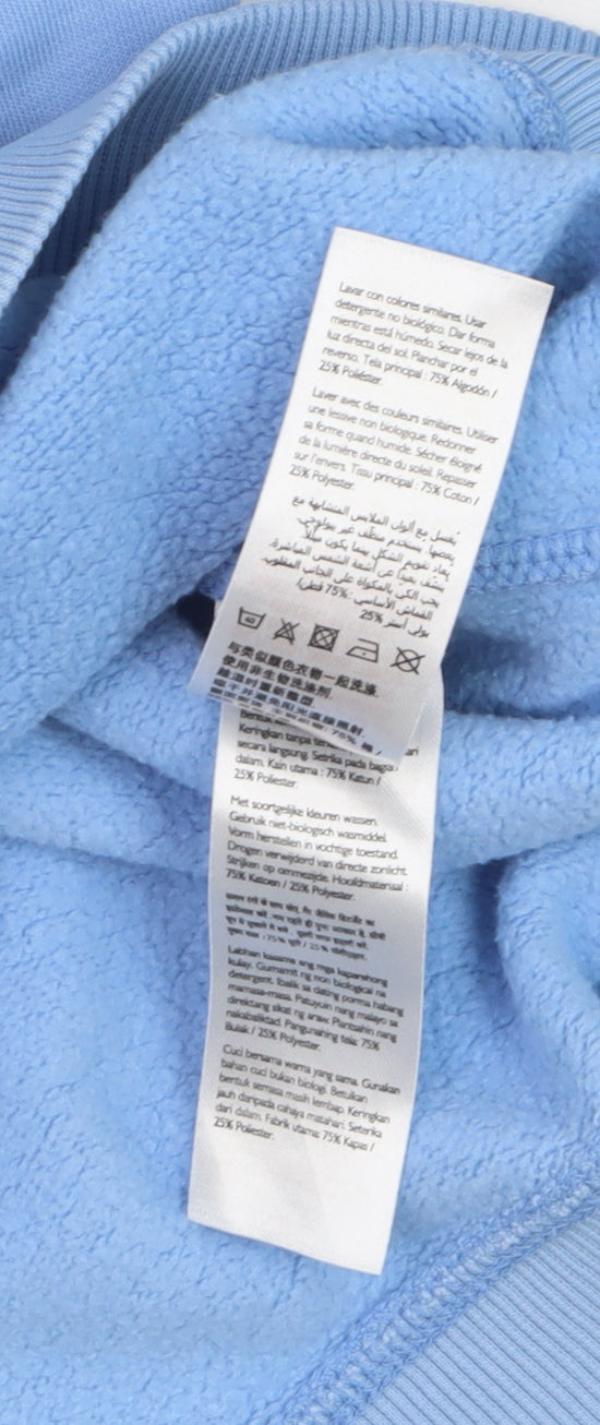 Jack Wills Boys Blue Cotton Pullover Jumper Size 4 Crew Neck Casual