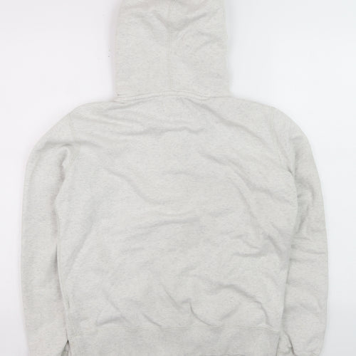 Converse Boys Grey Full Zip Hoodie Size M 10-11 Years Cotton Blend