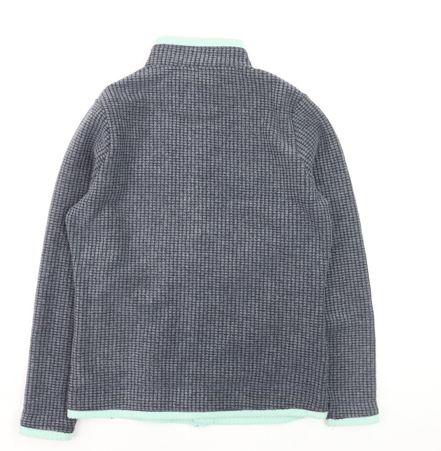 Weird Fish Womens Navy Size 12 Full Zip Fleece Sweatshirt