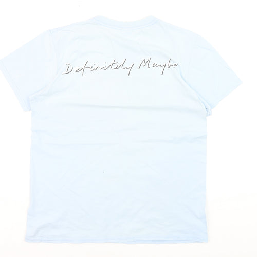 Gildan Women's Blue Oasis T-Shirt Music Band Medium